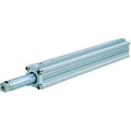 SMC RZQA32-175-100 175 MM Stroke, 3 Position, 32 MM BORE, Block Shape, Both Ends TAPPED, Cylinder, Double Acting, RC Thread Type