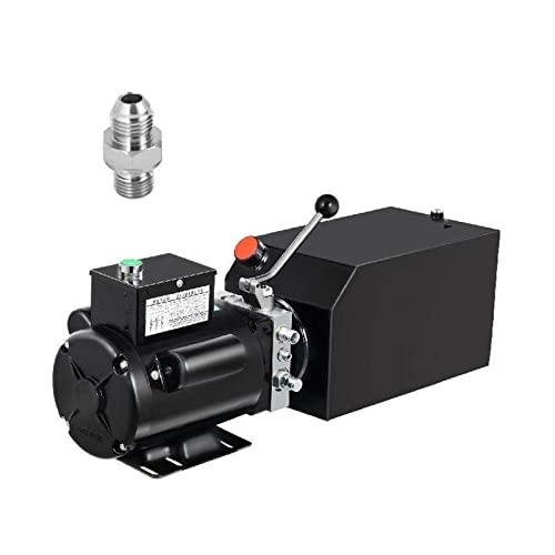14 Quart Hydraulic Pump Unit – 3 HP, 2950 PSI, 3.5 Gallon Reservoir for 2 & 4 Post Car Lifts, Heavy Duty Auto Repair Jack, Durable Steel Tank Power Supply
