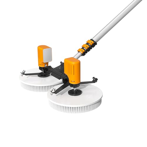 Electric Solar Panel Cleaner - Dual Rotating Brush, Multifunctional Cleaning Tool for Home, Kitchen, Floor & Car Maintenance, Efficient Solar Panel Care