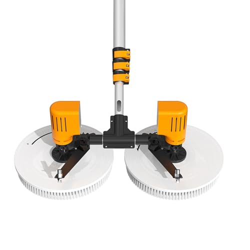 Electric Solar Panel Cleaner - Dual Rotating Brush, Multifunctional Cleaning Tool for Home, Kitchen, Floor & Car Maintenance, Efficient Solar Panel Care