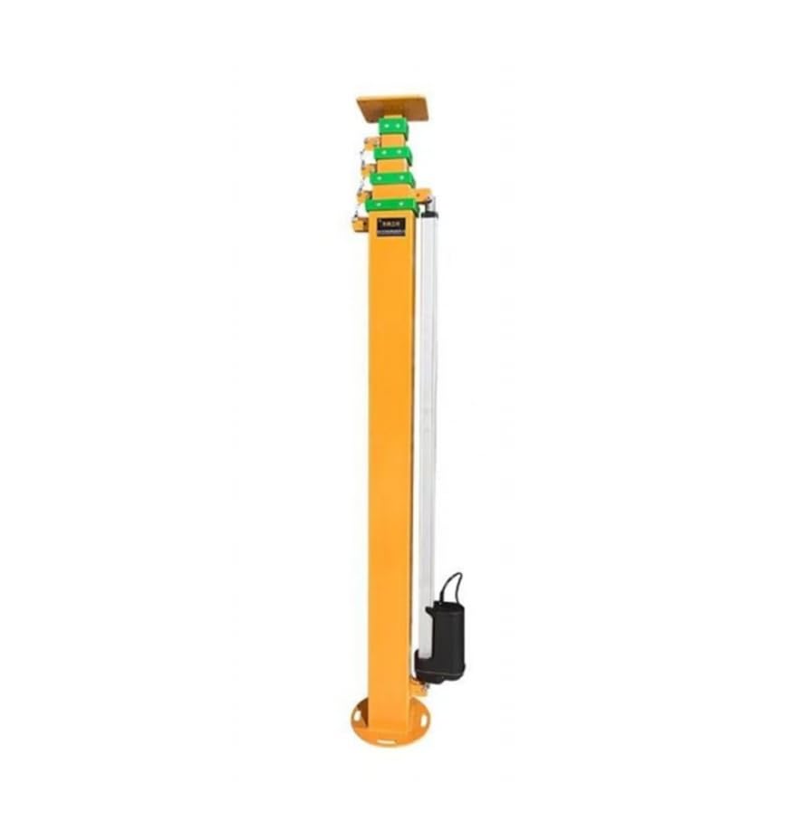 Lifting Mast (Electric) 3-9meters Hand Telescopic Tower Communication Monitoring Mast Bar Light Pole Lighthouse(Electric 6M)