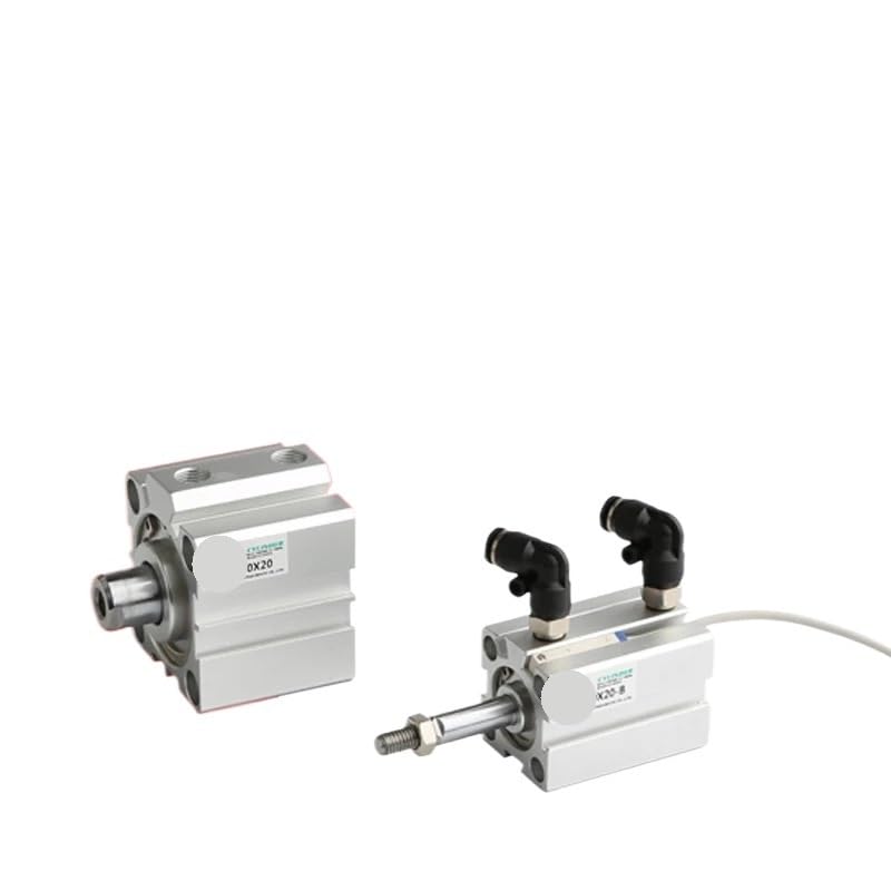 Square air Pneumatic Cylinder SDA Double Acting Compact Cylinder SDA50 Bore50mm Stroke 5-50mm Female/Male Thread(Sda50-10)