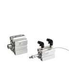 Square air Pneumatic Cylinder SDA Double Acting Compact Cylinder SDA50 Bore50mm Stroke 5-50mm Female/Male Thread(Sda50-10)