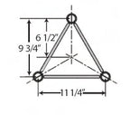 ROHN 25G Series 20' Tower with 25AG Top Section with Set Screw