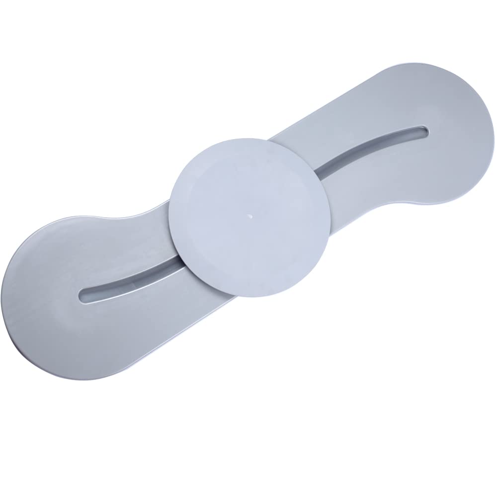 Transfer Board with 360° Rotating Disk for Assisted Wheelchair Transfers, 400 lb Capacity
