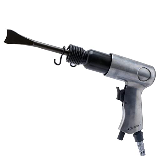 Air Hammer 190 Pneumatic Shovel Air Chisel Rust Remover Wind Pick Brake Pad Derusting Tools with 5 Head Plastic Case