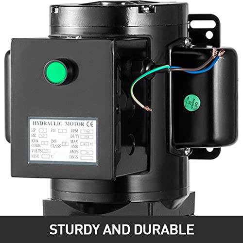 14 Quart Hydraulic Pump Unit – 3 HP, 2950 PSI, 3.5 Gallon Reservoir for 2 & 4 Post Car Lifts, Heavy Duty Auto Repair Jack, Durable Steel Tank Power Supply