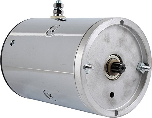 RAREELECTRICAL 12V Chrome Cw Pump Motor Fits Dell Maxon Waltco Sno-Way