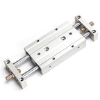 STMB10/16/20/25 Pneumatic Cylinder Double Axis Double Rod Adjustable Stroke Small Pneumatic Slide 10/16/20/25 Bore 25/50/75/100/125/150/175 Stroke(175mm Stroke,Bore 25mm)