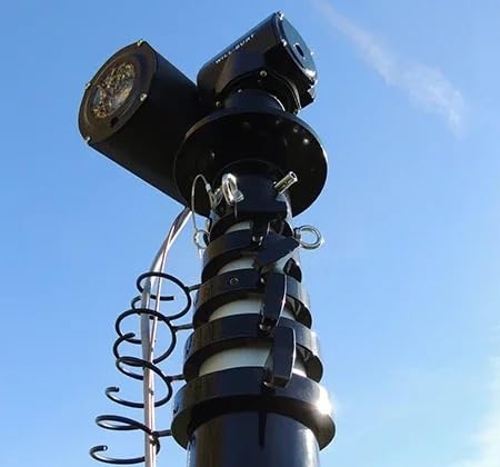 3-6 Section Retractable Galvanized Electric Winch Hydraulic Light Tower Telescopic Mast Machine Lighting Mast/Tower Lighthouse(8m)