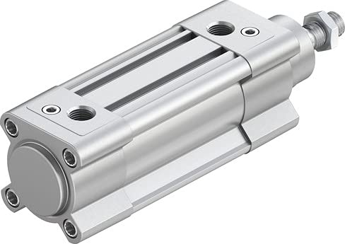 FESTO DSBC-40-40-PPVA-N3 40MM Piston Diameter, 40MM Stroke, Cylinder, Double-Acting, DSBC Series, Male Thread, Pneumatic Cushioning (Adjustable at Both Ends), Rod at ONE END, Sensor Slot ON ONE Side