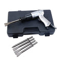 Air Hammer 190 Pneumatic Shovel Air Chisel Rust Remover Wind Pick Brake Pad Derusting Tools with 5 Head Plastic Case