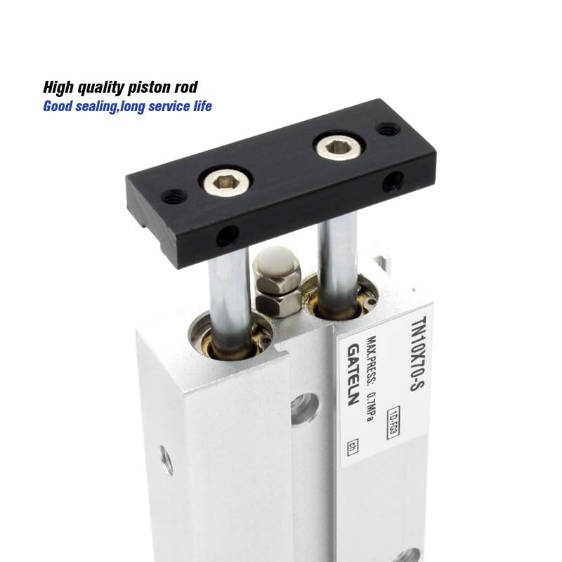 TN32 Two Rod Cylinder TN Double Acting bore Size 32mm Stroke 10-200mm with Magnet Air Pneumatic Cylinder TN32X10S TN2X30S(TN32X200-S)