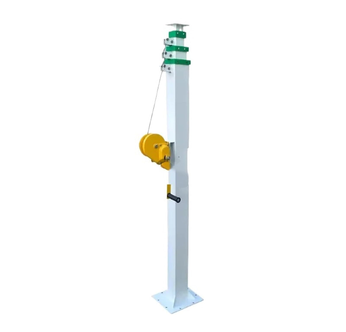 3-6 Section Retractable Galvanized Electric Winch Hydraulic Light Tower Telescopic Mast Machine