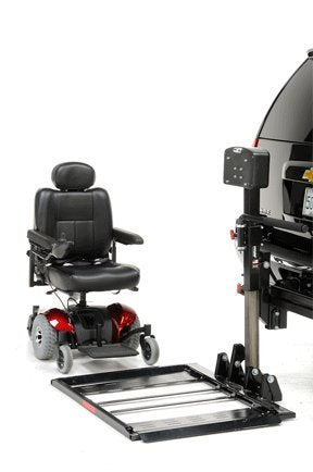 Mobility AL560 Automatic Powerchair Lift Outside Carrier and AL105 Swing Away Joint