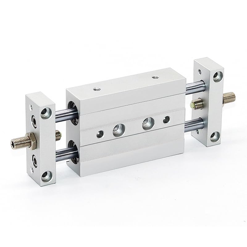 STMB10/16/20/25 Pneumatic Cylinder Double Axis Double Rod Adjustable Stroke Small Pneumatic Slide 10/16/20/25 Bore 25/50/75/100/125/150/175 Stroke(25mm Stroke,Bore 16mm)