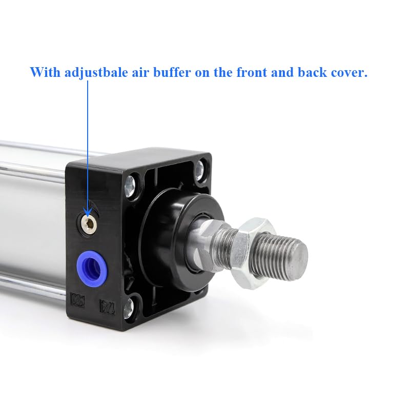 Standard Air Cylinder Double Acting Pneumatic Piston Cylinder Tools(Stroke 1000mm,BORE 125mm)