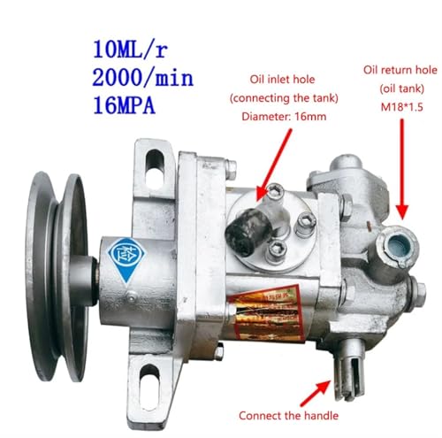 Hydraulic Gear Pump for Tricycles - 310 Hydraulic Oil Pump Assembly, Single & Double Groove, Right-Handed Lift Pump for Efficient Dumping and Heavy Loads