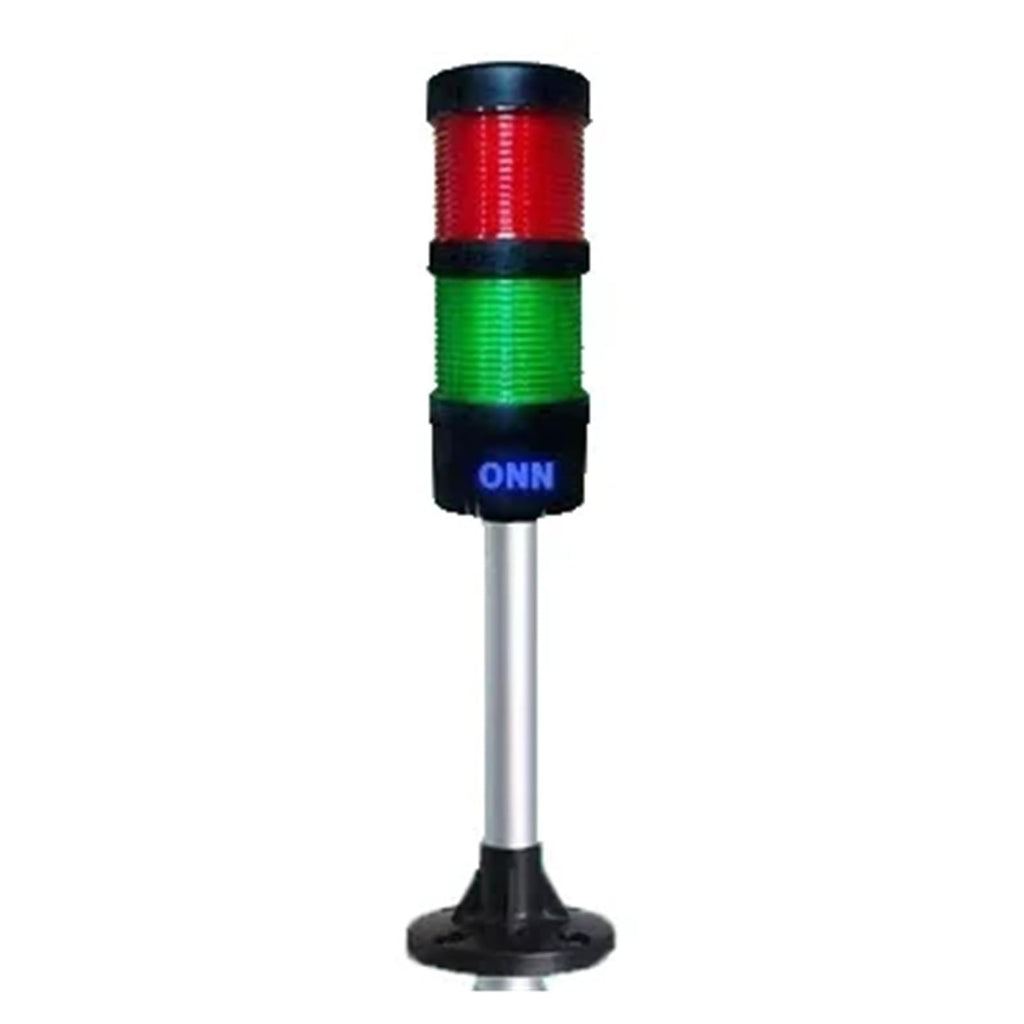LED Three-Color Warning Light, Machine Tool Multi-Layer Signal Sound and Light Alarm, Tower Light(White)