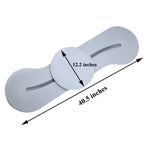Transfer Board with 360° Rotating Disk for Assisted Wheelchair Transfers, 400 lb Capacity