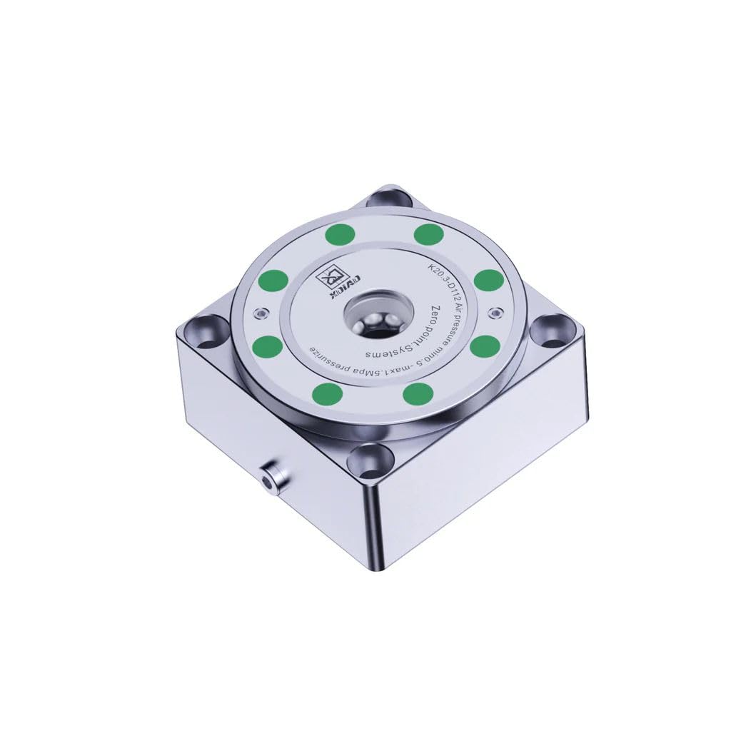 XINDIAN Three Axis Four Axis High Precision Pneumatic Zero Point Quick Replacement Fixture CNC Batch Part Processing Chuck Bridge Plate, Customizable. (K20.3-C1)