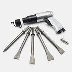 Air Hammer 190 Pneumatic Shovel Air Chisel Rust Remover Wind Pick Brake Pad Derusting Tools with 5 Head Plastic Case