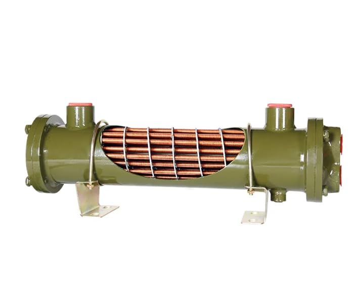 1Pcs DC-304 Hydraulic Oil Water Cooler Tubular Oil Radiator Injection Molding Machine