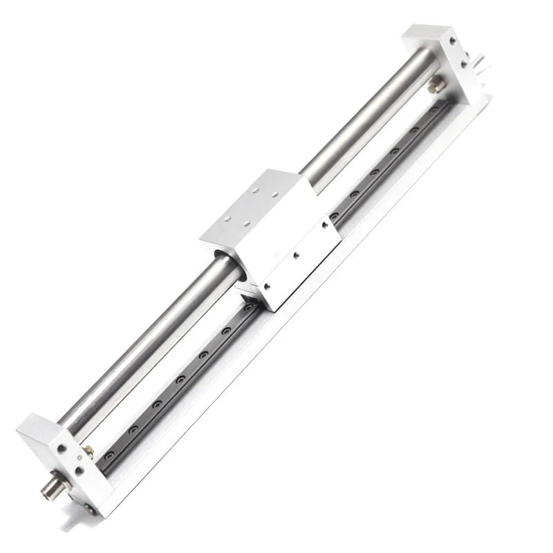 RMH10 Bore 10mm, RMH16 Bore 16mm Magnetic Coupling Rodless Cylinder Good Phone Clamp Cylinder Pneumatic Finger(Stroke 200mm Magnet,RMH10 Bore 10mm)