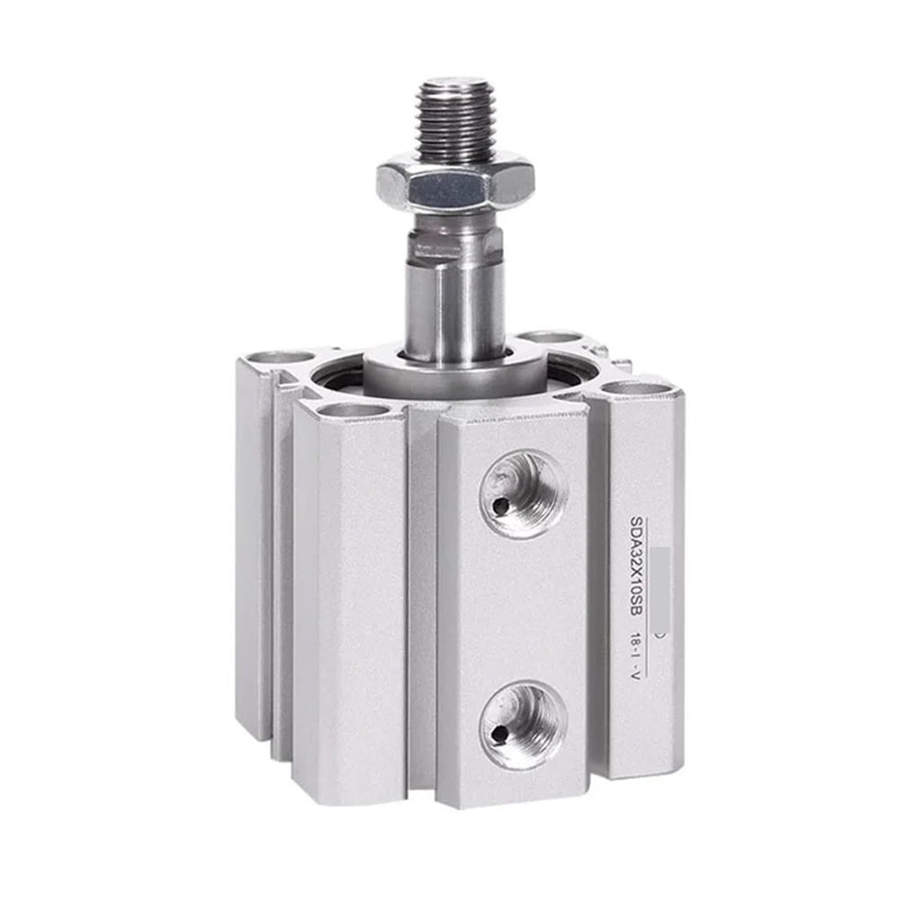 SDA Pneumatic Compact Cylinder, External Thread Stroke 5 to 100mm, with Magnet(Stroke 40mm -SB,Bore 40mm)