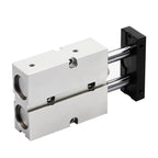 Double Rod TN Type Pneumatic Cylinde Air Bore 25mm Small Aluminum Alloy Stroke 30 35 40 45 50 60 70 75mm(Stroke 175mm)