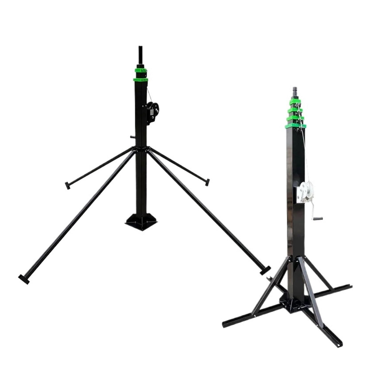 Durable 5m 6m Hand Winch Lifting Telescopic Mast Camera Pole LED Light Tower Antenna Mast