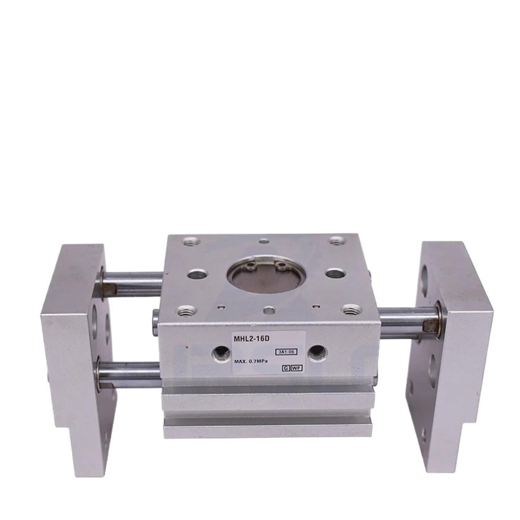 Double Acting Pneumatic Gripper Wide Type Air Gripper Parallel Cylinder MHL2-10D 16 20 25 32 40D1 D2 Aluminium Clamps(MHL2-10)