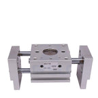 Double Acting Pneumatic Gripper Wide Type Air Gripper Parallel Cylinder MHL2-10D 16 20 25 32 40D1 D2 Aluminium Clamps(MHL2-16)