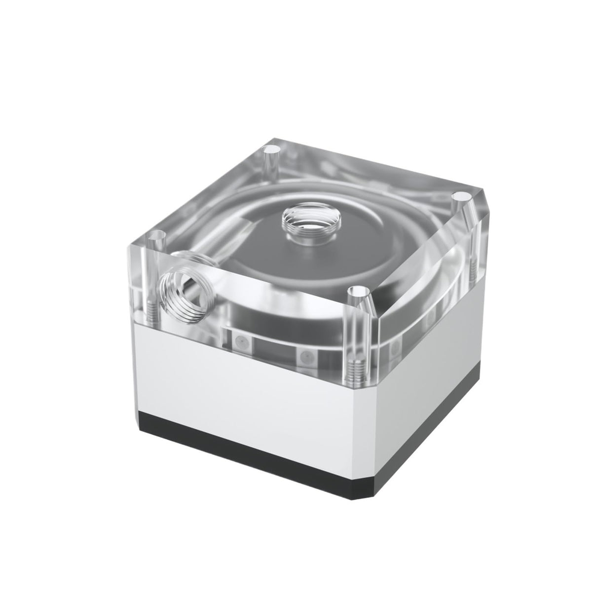 1pcs SPB17-T V2 PWM Speed Control 17W Pump Set for DIY Fluid Distro Plate Water Cooling System(Silver)