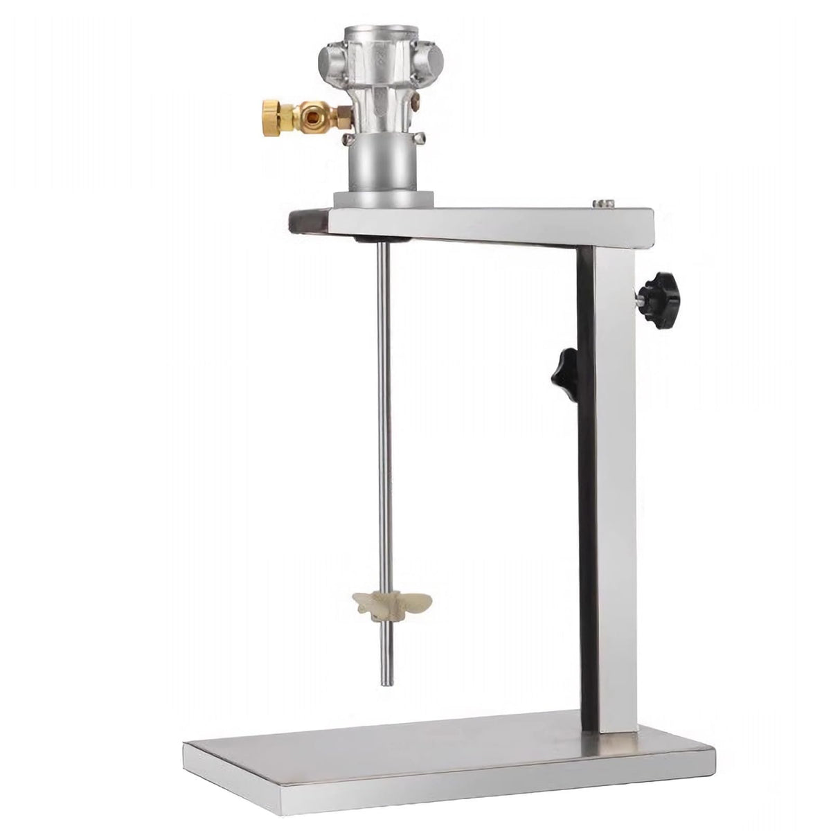 1 Gallon Pneumatic Automatic Paint Mixer, 1/16HP Air Agitator, Ink Coating Mixing Tool with Height Adjustable Stand, for Viscous Liquid Ink Dye Chemicals