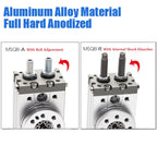 MSQB10A MSQB20A MSQB30A MSQB50A MSQB10R MSQB20R MSQB30R MSQB Series Original Pneumatic Rotary Table Cylinder Rack Pinion Type(MSQB10R)
