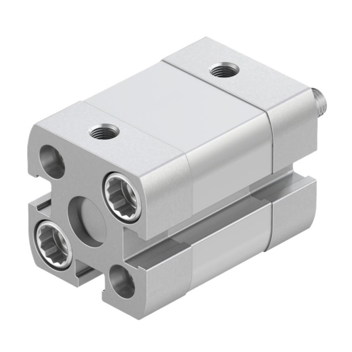 Compact Pneumatic Cylinder ADN-40-160-A-P-A, 40mm Bore, 160mm Stroke, Compressed Air Double Acting Cylinder