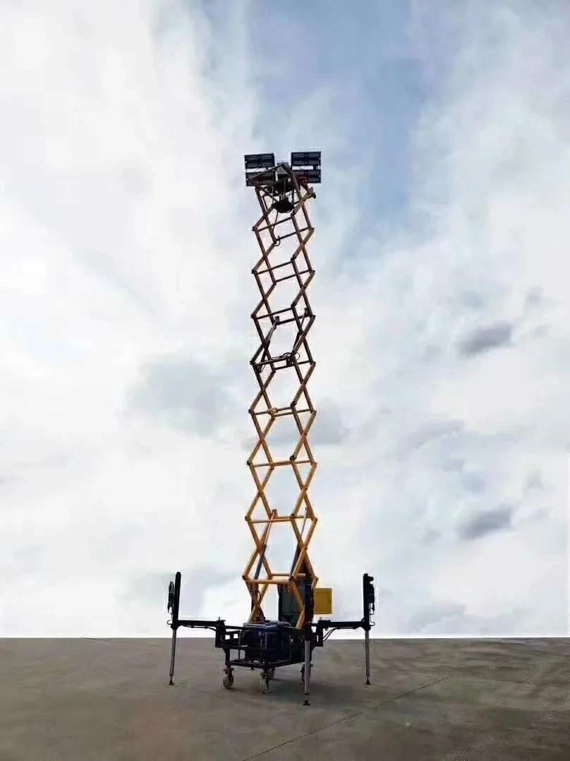 Folding Lighthouse Folding Type Light Tower Automatic Loading Lifting Rapid Deployment