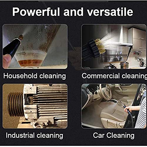 High Pressure Portable Steam Cleaner, 1700W/3000W Handheld High Temp Cleaning Machine, Tankless Heavy Duty for Kitchen, Bathroom, Car Detailing & Furniture Care, 220V