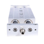 STMB25-175 Series Double Acting Pneumatic Cylinder Double Piston Rod Slide Tab Air Actuator Bore 25mm Stroke 175