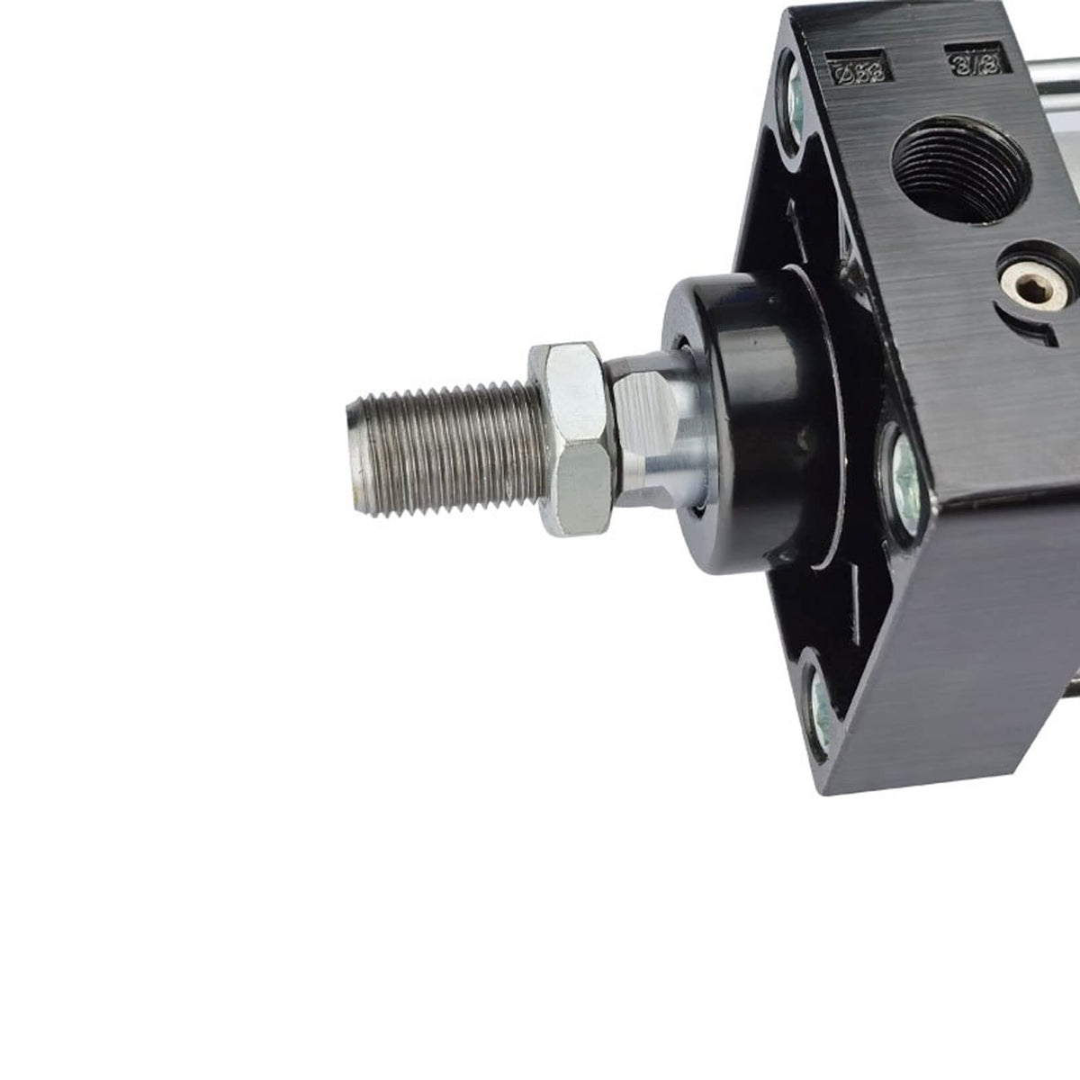 -Air Cylinder 1PCS SC100 Standard Air Cylinders Bore 100mm Stroke 25-1000mm Double Acting with Magnetic Aluminium Alloy Pneumatic Cylinders(SC100X150,with Floating Joint)