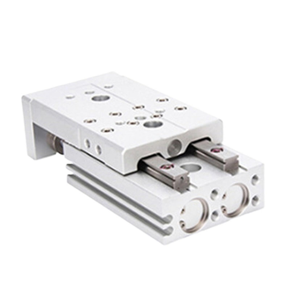 Air Cylinder HLQ Series 6mm Bore HLQ6 Compact Slide Cylinder Recirculating Linear Ball Bearing Pneumatic Cylinder with Magnet -S(HLQ6X50S,-AF)