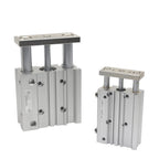 Pneumatic Air Cylinder 16-20Z Compact Guide Cylinder Thin Three Axis Air Pneumatic Cylinder with Guide Rod Bore 12 16mm Stroke 10-150mm MGPL12 16 Double Acting
