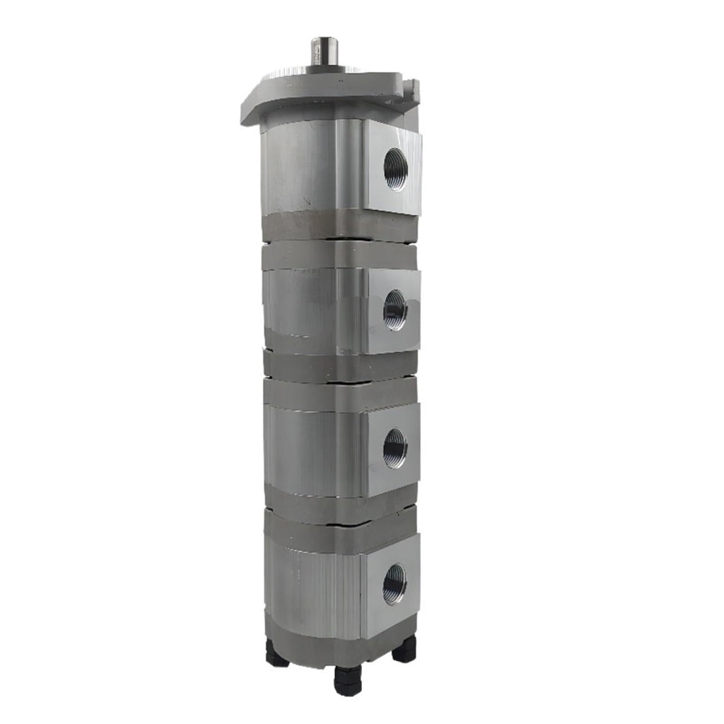 Hydraulic Gear Pump Loader HGP-3333A-F6R High Pressure HGP-3333A-F30R HGP-3333A-F8R Quadruple Oil(HGP-3333A-F6-6-6-6R)