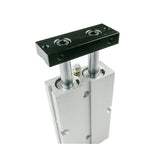 Double Rod TN Type Pneumatic Cylinde Air Bore 25mm Small Aluminum Alloy Stroke 30 35 40 45 50 60 70 75mm(Stroke 175mm)