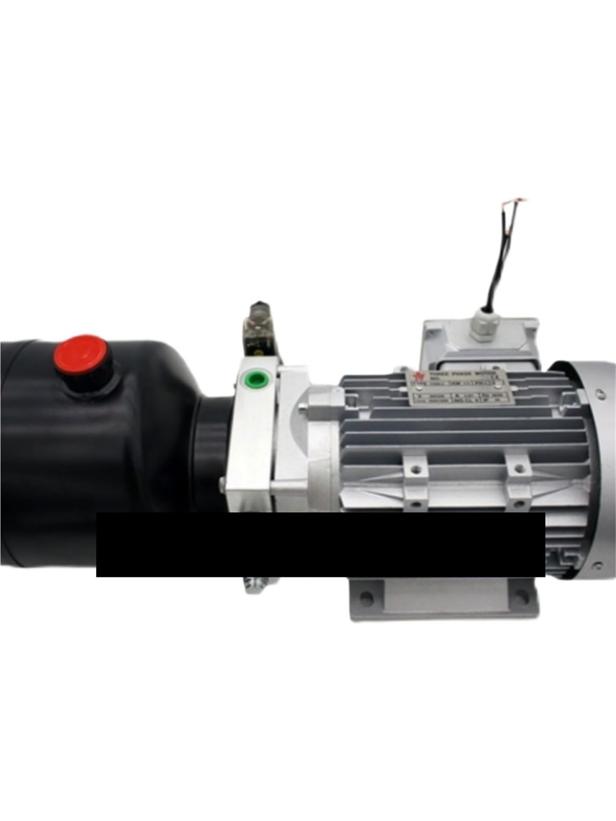 1pcs Electric Hydraulic Pump 220v Single Acting AC Horizontal Hydraulic Power Unit Complete System Lifting Platform Oil Pump(Brushed)