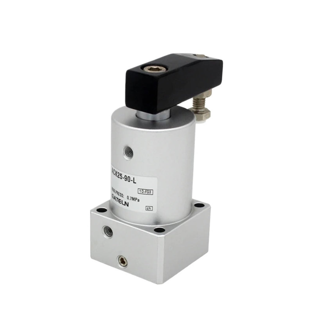 1pcs ACK Pneumatic Rotary Clamping Air Cylinder ACK25 32 40 50 63-90-R/L 90° Degree Swing(ACK50X90-L)