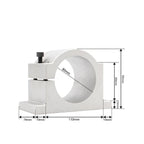 1.5kw ER16 Water Cooled Spindle kit 80x220mm 4 pcs Bearings 0.01mm Accuracy & 1.5kw Drive & Holder & 75w Pump(QL-VFD,380v)