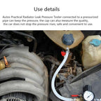 Car Cooling Radiator Pressure Tester Water Tank Leak Detector Tool Universal System for Auto Repair
