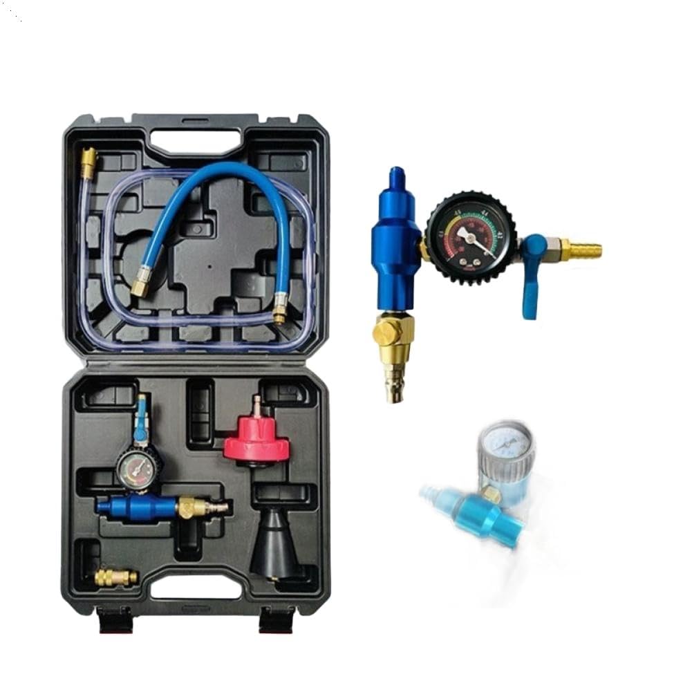 Tool Set For Automotive Antifreeze Vacuum Radiator Coolant Refill